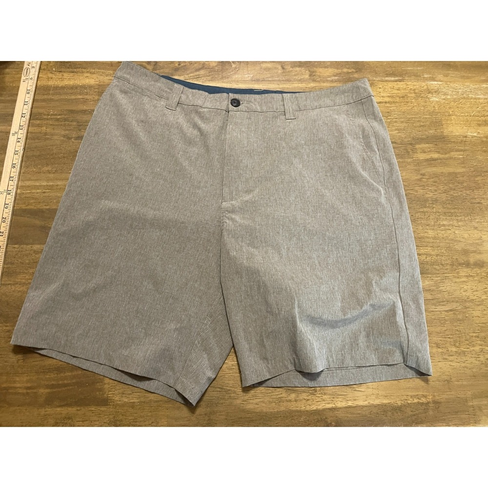 Basic Option Shorts, Men's Size 38, Brown, Flat Front, Chino
